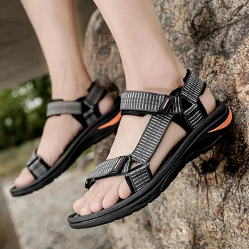 Мъжки модни ежедневни устойчиви на износване сандали Летни плажни обувки Eva Дебело дъно Чехли за възрастни