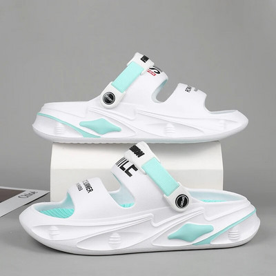 2024. aasta uued meeste välissandaalid sussid rannas mugavad paksu tallaga puukingad Meeste vabaajajalatsid Aiakingad Meeste naiste rannasandaalid