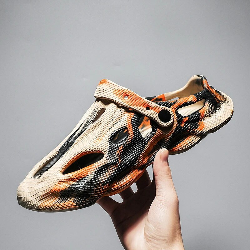 Muške papuče Ljetne mekane EVA cipele za plažu s rupama za vanjske aktivnosti Ženske tobogane Neklizajuće dizajnerske personalizirane šuplje cipele s vezanjem 36-45