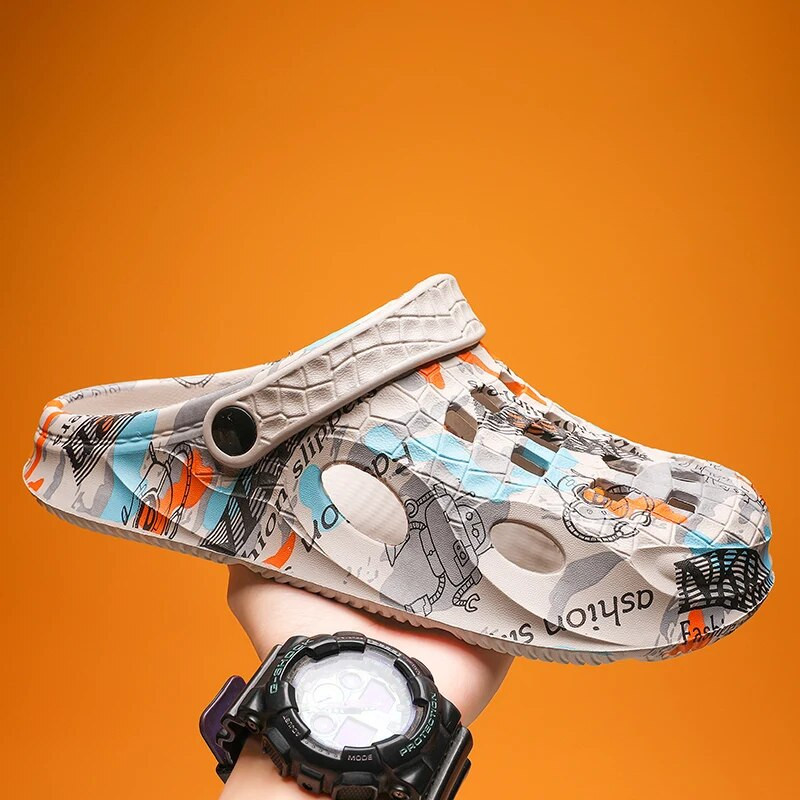 Ležerne cipele s debelim đonom Neklizajuće Udobne cipele za plažu Lagane vrtne cipele Visokokvalitetne sandale Prozračne muške papuče