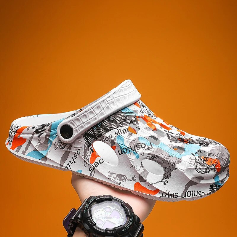 Ležerne cipele s debelim đonom Neklizajuće Udobne cipele za plažu Lagane vrtne cipele Visokokvalitetne sandale Prozračne muške papuče