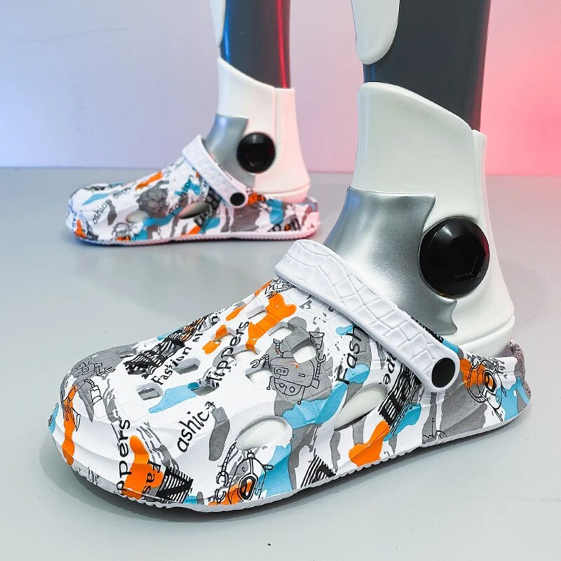Ležerne cipele s debelim đonom Neklizajuće Udobne cipele za plažu Lagane vrtne cipele Visokokvalitetne sandale Prozračne muške papuče