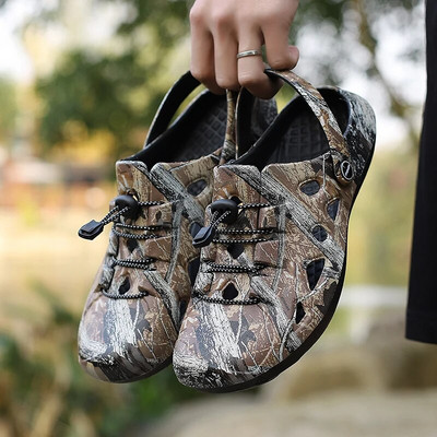 Summer Beach Slippers Men 2023 Mules Ανδρικά καλοκαιρινά τσόκαρα για άντρες Σανδάλια εξωτερικού χώρου Slide Ανδρικά παπούτσια κήπου Ανδρικά καλοκαιρινά τσόκαρα Zapatos