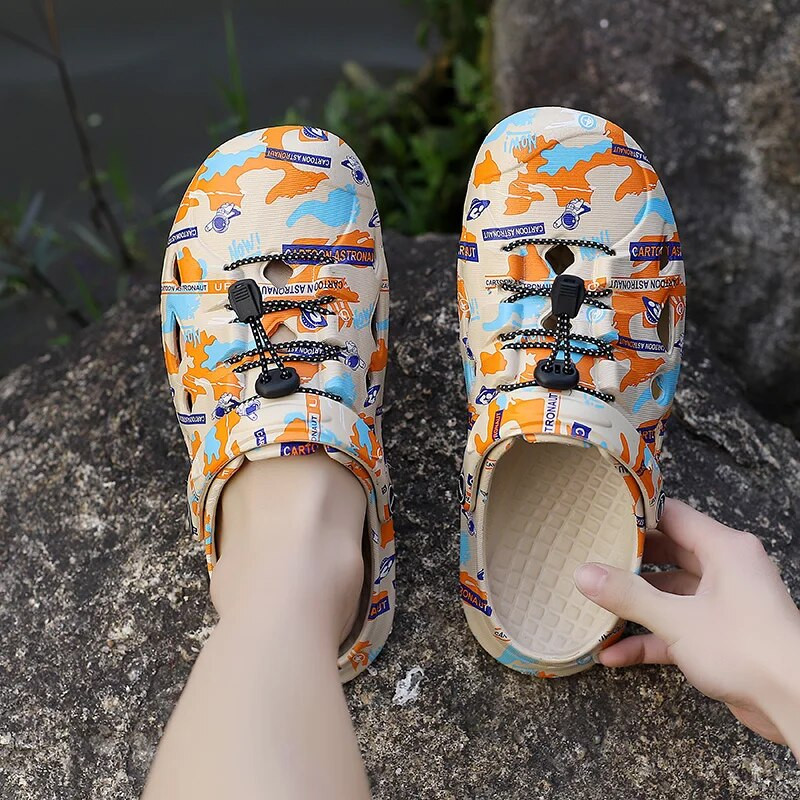 Ljetne papuče za plažu Muške mule 2023 Muške ljetne klompe za muškarce Vanjske klizne sandale Muške vrtne cipele Muške ljetne klompe Zapatos