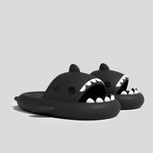 Παντόφλες για ενήλικες Shark Summer Men Shark Slides Γυναικείες Σαγιονάρες μπάνιου Ζευγάρι Σπίτι Αντιολισθητικά Flat παπούτσια Παιδικά σανδάλια κινουμένων σχεδίων