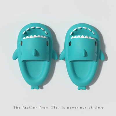 Παντόφλες για ενήλικες Shark Summer Men Shark Slides Γυναικείες Σαγιονάρες μπάνιου Ζευγάρι Σπίτι Αντιολισθητικά Flat παπούτσια Παιδικά σανδάλια κινουμένων σχεδίων
