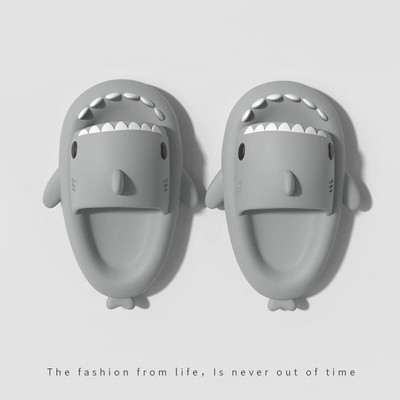 Παντόφλες για ενήλικες Shark Summer Men Shark Slides Γυναικείες Σαγιονάρες μπάνιου Ζευγάρι Σπίτι Αντιολισθητικά Flat παπούτσια Παιδικά σανδάλια κινουμένων σχεδίων