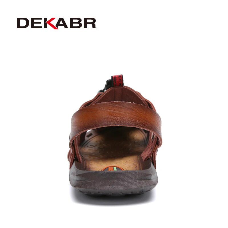 DEKABR nyári férfi szandál strandcipő nyári szabadidő strand római férfi kültéri szandál kiváló minőségű puha alsó szandál papucs