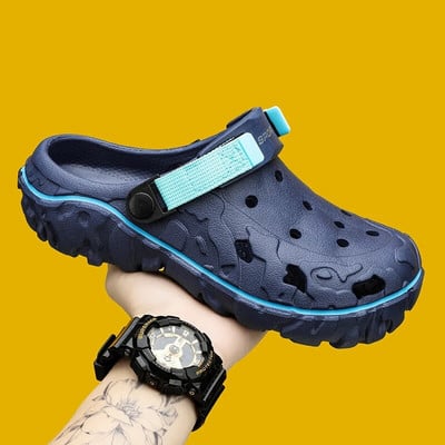 Meeste muulad ja puukingad Suvised sandaalid, libisemiskindlad, hingavad kerged rannasussid Meeste aiakingad Meeste Zapatos Hombre