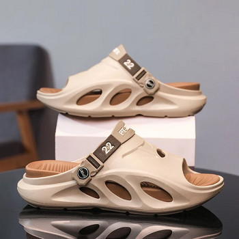 Νέου στυλ καλοκαιρινές ανδρικές παντόφλες EVA Mans σαγιονάρες Εξωτερική πέδιλα παραλίας Ανδρικά πέδιλα νεανικής μόδας Αντιολισθητικά παπούτσια με χοντρό κάτω μέρος