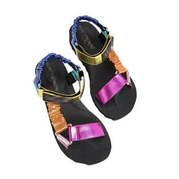 2023 Καλοκαιρινά φλατ γυναικεία παπούτσια Σετ σχοινιού κάνναβης Πέδιλα παραλίας για εξωτερικούς χώρους Casual παντόφλες μεγάλου μεγέθους Γυναικεία σανδάλια