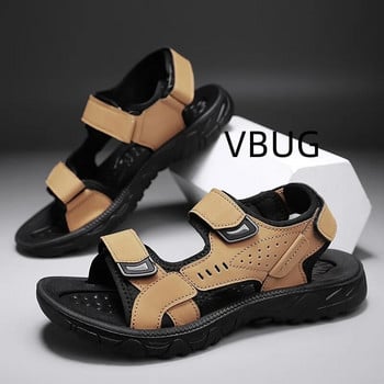 Мъжки мъжки черни сандали Модни летни сандали Най-продавани през 2023 г. Продукти Обувки за мъже с безплатна доставка Дизайнерска реплика