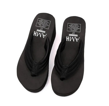 Най-новите дамски джапанки Styel Удобни летни ежедневни джапанки Дамски чехли Плажен стил Нехлъзгащи се обувки с дебела долна част
