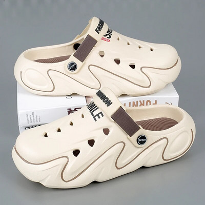 Férfi szandálok papucsok szabadtéri strandon kényelmes puha klumpák design férfi papucsok alkalmi cipők kerti cipők férfi szandálok papucsok