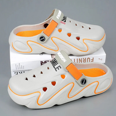 Férfi szandálok papucsok szabadtéri strandon kényelmes puha klumpák design férfi papucsok alkalmi cipők kerti cipők férfi szandálok papucsok