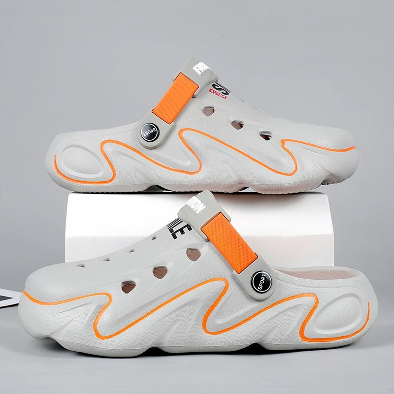 Férfi szandálok papucsok szabadtéri strandon kényelmes puha klumpák design férfi papucsok alkalmi cipők kerti cipők férfi szandálok papucsok