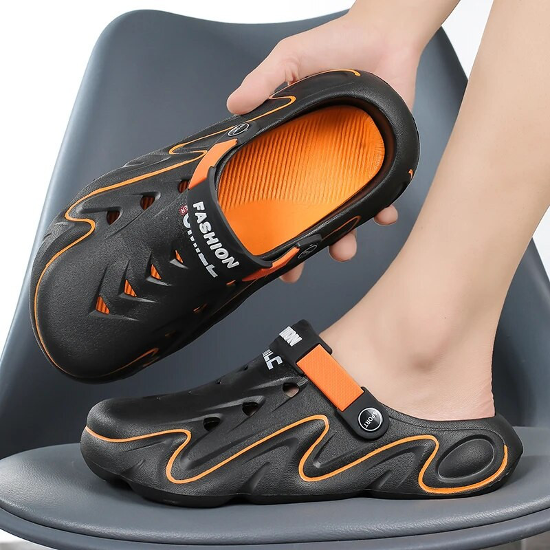 Férfi szandálok papucsok szabadtéri strandon kényelmes puha klumpák design férfi papucsok alkalmi cipők kerti cipők férfi szandálok papucsok