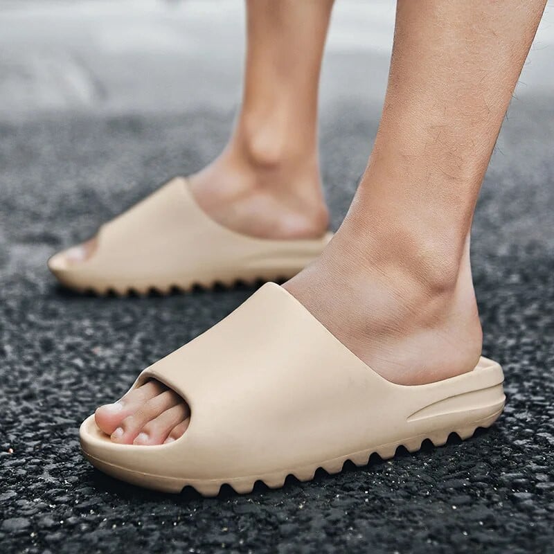 Női Vastag Platform Felhő Papucs Nyári Strand Eva Puha Talp Slide Szandál Szabadidő Férfi Női Beltéri Fürdőszoba Csúszásgátló Cipők