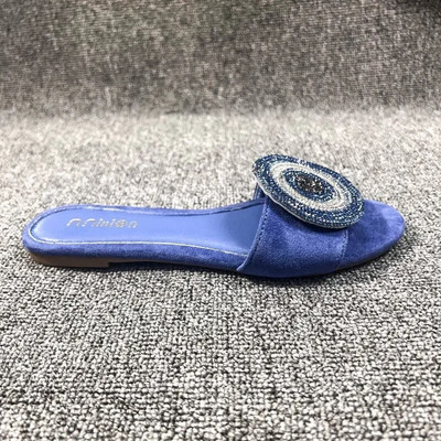 Sieviešu plakanas sandales, kalnu kristāla rotājumi, burvīgas pludmales sandales 2024. gada vasaras āra čības Krāšņi ikdienas sieviešu apavi