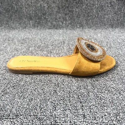 Sieviešu plakanas sandales, kalnu kristāla rotājumi, burvīgas pludmales sandales 2024. gada vasaras āra čības Krāšņi ikdienas sieviešu apavi