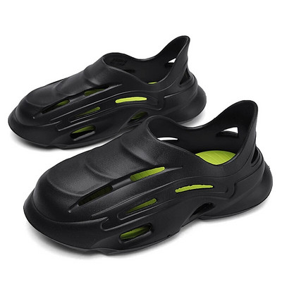 Férfi divat nyári szandálok Ultra puha EVA klumpák férfiaknak légáteresztő kerti cipők Wading Beach cipők Kényelmes sétacipők