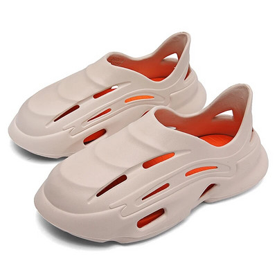 Férfi divat nyári szandálok Ultra puha EVA klumpák férfiaknak légáteresztő kerti cipők Wading Beach cipők Kényelmes sétacipők