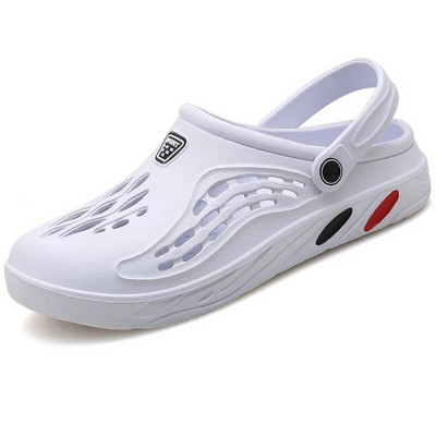 Jaunas vasaras vīriešu sandales Čības Pāris vīriešu sandales Luksusa Unisex āra dizaineru zīmola Mocasins Vīriešu čības Lēti vīriešu apavi