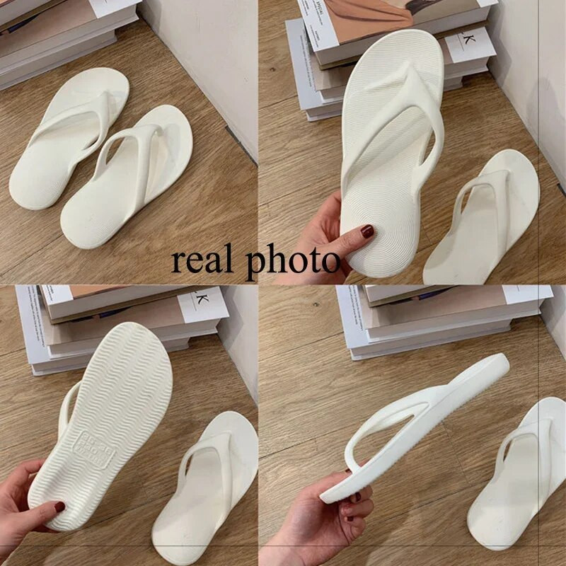 RYAMAG Női papucsok Új stílusú papucsok női kültéri lakberendezési egyszerű nyári strandpapucsok pár EVA papucsok