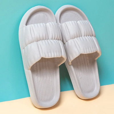 Női puha talpú felhőpapucs nyári strand vastag platform papucs szandál női koreai Eva papucs otthoni papucs női