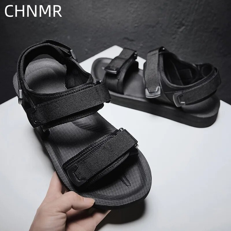 Jaunums Vīriešu Sandales Ikdienas Pludmales Elpojošas Unisex Designer Neslīdošas Mīkstas Zoles Platformas Sporta Sandales Ūdens Necaurlaidīgas