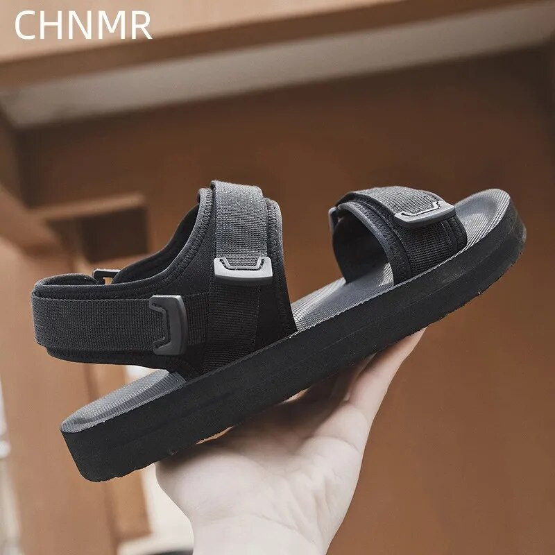 Jaunums Vīriešu Sandales Ikdienas Pludmales Elpojošas Unisex Designer Neslīdošas Mīkstas Zoles Platformas Sporta Sandales Ūdens Necaurlaidīgas