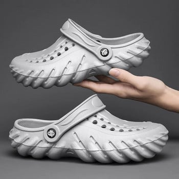 Ανδρικές παντόφλες καλοκαιρινές 2023 Άνετα ανδρικά σανδάλια ελαφριά ανδρικά παπούτσια κήπου Αναπνεύσιμα γυναικεία casual παπούτσια EVA μαλακά ανδρικά παπούτσια