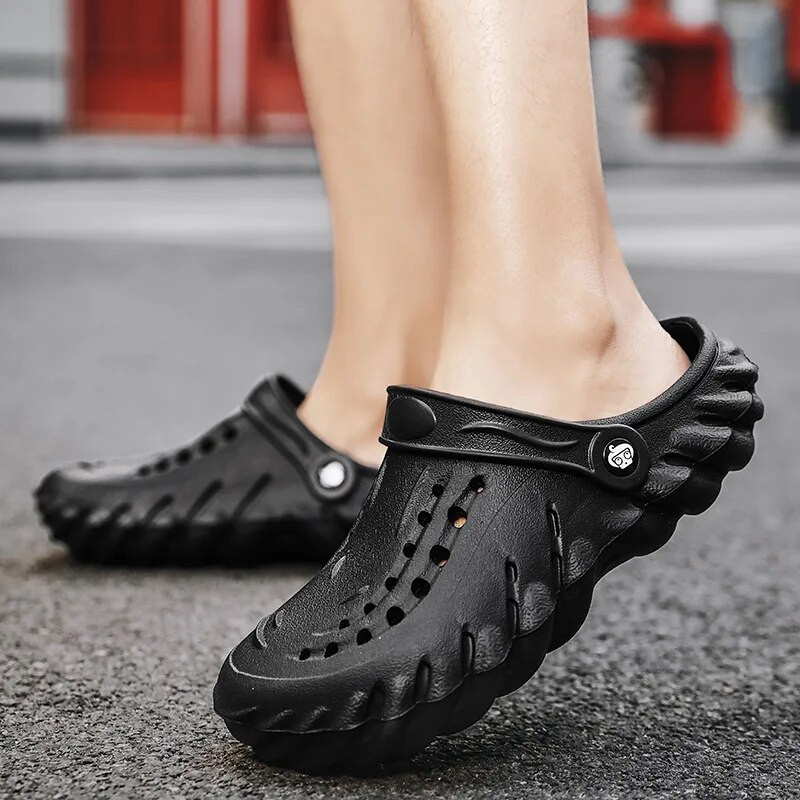 2023 nyári férfi papucs kényelmes férfi szandál könnyű kerti cipő férfi lélegző női alkalmi cipő EVA puha férfi cipő