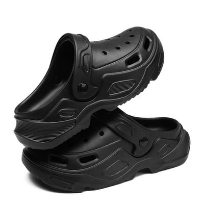 Új dögös kültéri férfi szandál nyári Eva Soft Mans alkalmi cipő csúszásmentes könnyű vastag alsó fiatal divatos férfi papucs