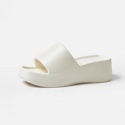 2024-es, új női Candy Color EVA vastagtalpú tapintó papucs 6 cm vastag talphoz otthoni szabadidőhöz/külső viselethez