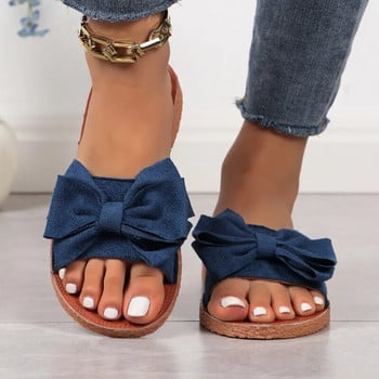Нови дамски обувки за 2024 г. Модни дамски чехли Обувки с маслени възли Дамски плоски пързалки Дамски ежедневни плажни джапанки Дамски