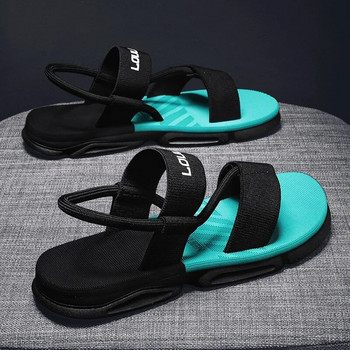 Висококачествени маркови мъжки сандали Летни плажни джапанки Мъжки модни дишащи ежедневни плажни мъжки сандали Летни открити