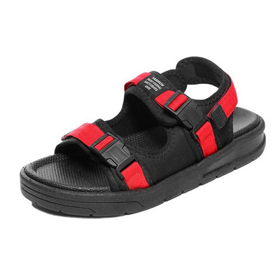 Férfi nyári szandálok, lapos sarkú, légáteresztő, ifjúsági trend összhangú, kényelmes, vízálló, csúszásmentes, könnyű nyári főnadrág