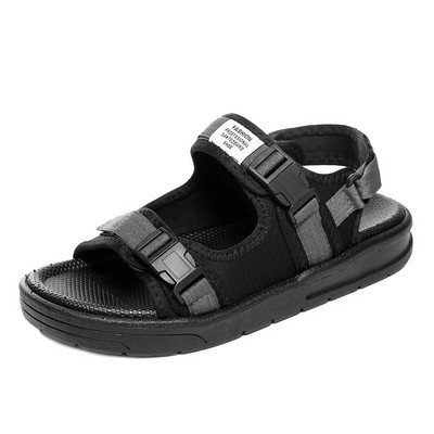 Férfi nyári szandálok, lapos sarkú, légáteresztő, ifjúsági trend összhangú, kényelmes, vízálló, csúszásmentes, könnyű nyári főnadrág