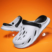 Márka Clogs Férfi Szandál Alkalmi cipő EVA Könnyű Sandles Unisex vegyes színű cipő nyári strandra Zapatillas Hombre