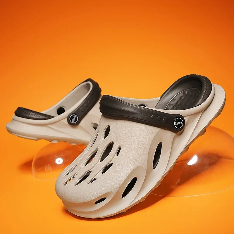 Márka Clogs Férfi Szandál Alkalmi cipő EVA Könnyű Sandles Unisex vegyes színű cipő nyári strandra Zapatillas Hombre