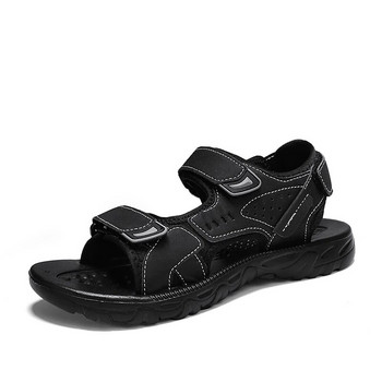 Мъжки мъжки черни сандали Модни летни сандали Най-продавани през 2023 г. Продукти Обувки за мъже с Zapatos Hombre