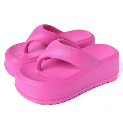 Ķīļi Sieviešu Čības Platformas Sandales Augstpapēžu Kurpes Vasaras Sieviešu Kurpes Pludmales Flip Flops Candy Color Slides Čības Sievietēm 2023