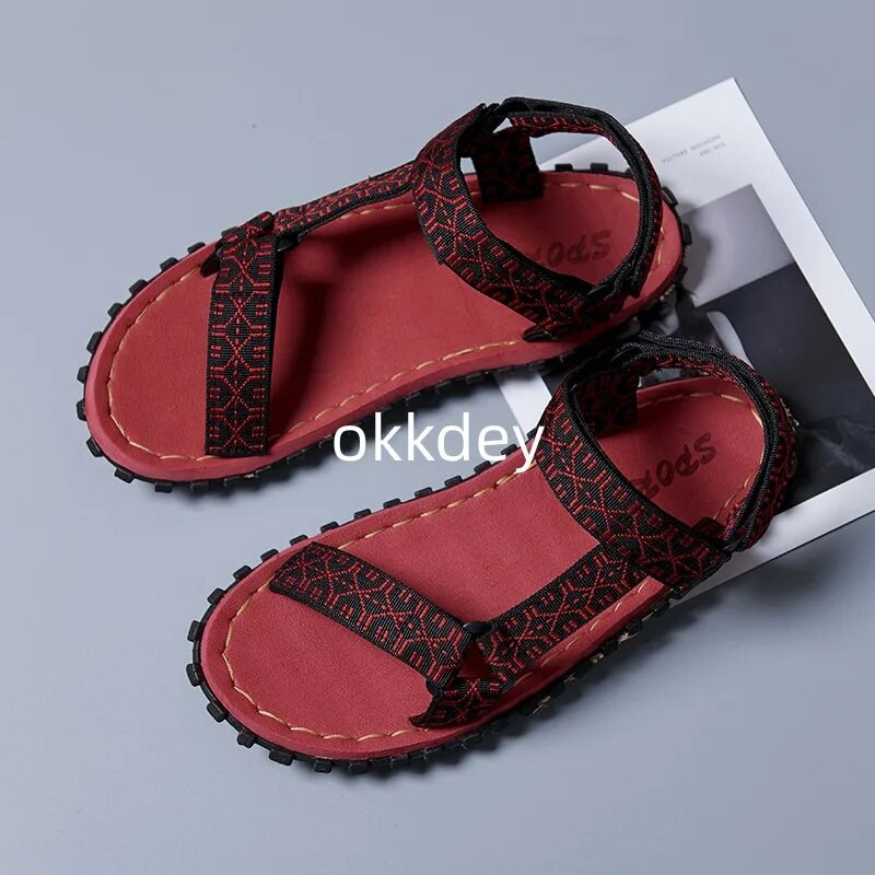 Sandales vīriešiem Ikdienišķas Ērtas Āra Pludmales Elpojošs Atvērts Purngals Vieglas Neslīdošas Vīriešu Sandales Jaunas Pavasarī Vasarā