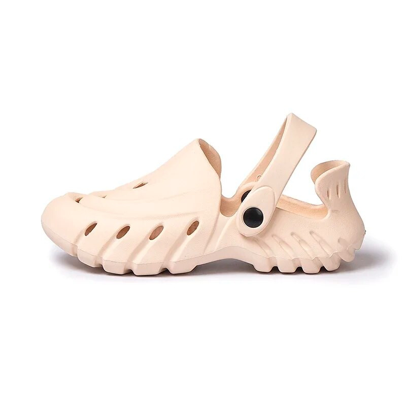 Iedobes elpojošas vīriešu sandales brīvā dabā ikdienas pludmales vīriešu čības vīriešu ūdens sandales Vīriešu čības Vieglas koka tupeles, kurpes