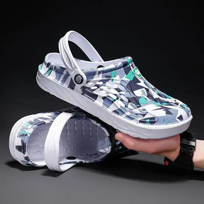 2024-es új strandszandálok férfi klumpák papucsok puha alsó divatos szandálok férfi klumpaszandálok kényelmes légáteresztő Zapatillas Hombre