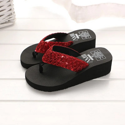 Strasszos női papucsok papucsok nyári női Crystal Bling strandcsúszdák szandálok alkalmi cipők slip on papucs fürdőcipők