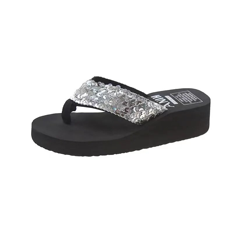 Strasszos női papucsok papucsok nyári női Crystal Bling strandcsúszdák szandálok alkalmi cipők slip on papucs fürdőcipők