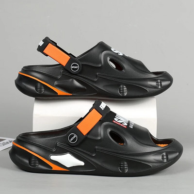 Modes vīriešu āra sandales Čības Pludmales Ērtas, mīkstas zoles koka tupeles Vīriešu ikdienas apavi Dārza apavi Vīriešu sieviešu pludmales sandales