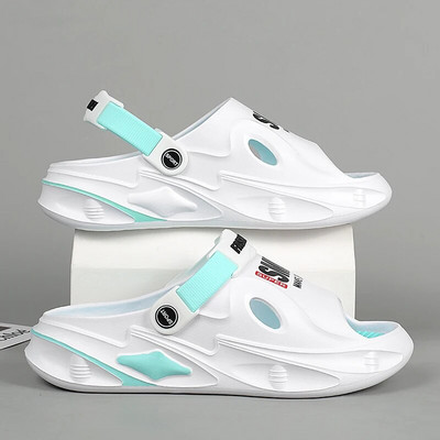 Modes vīriešu āra sandales Čības Pludmales Ērtas, mīkstas zoles koka tupeles Vīriešu ikdienas apavi Dārza apavi Vīriešu sieviešu pludmales sandales